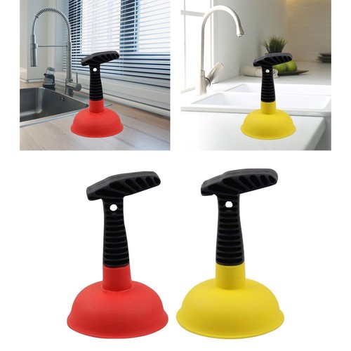 Sink drain plunger - sink, suction