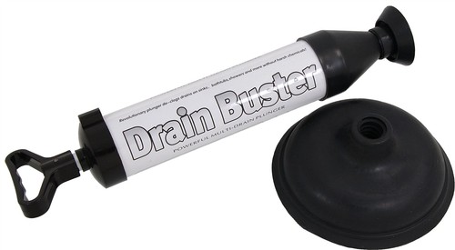 Rubber drain plunger - plunger, loo
