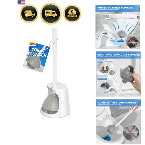 Toilet plunger with holder - toilet,